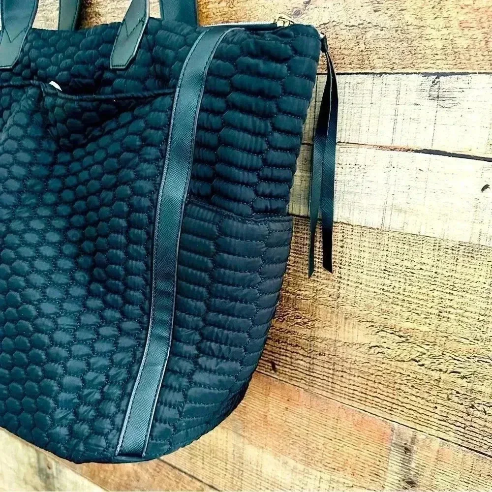 Aimee Kestenberg Quilted/Leather Large Tote